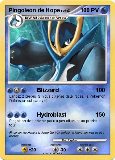 Pokemon Pingoleon de Hope