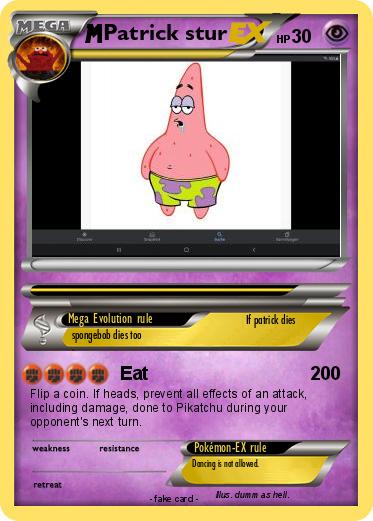 Pokemon Patrick stur