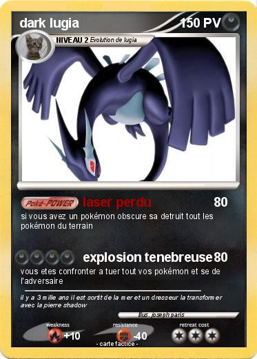 Pokemon dark lugia