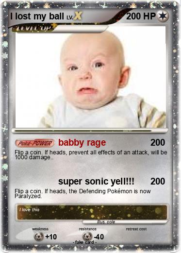 Pokemon I lost my ball
