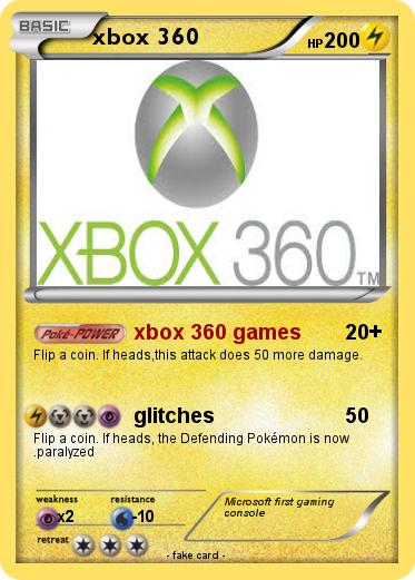 Pokemon xbox 360