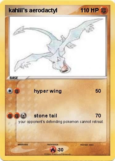 Pokemon kahlil's aerodactyl
