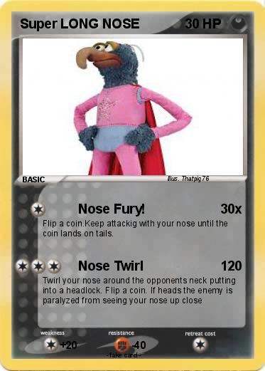 Pokemon Super LONG NOSE