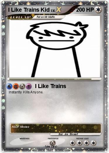 Pokemon I Like Trains Kid