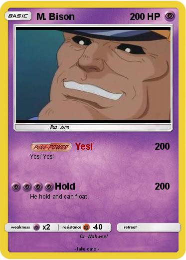 Pokemon M. Bison