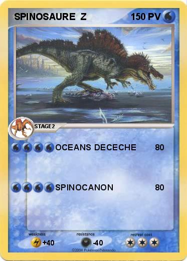 Pokemon SPINOSAURE  Z