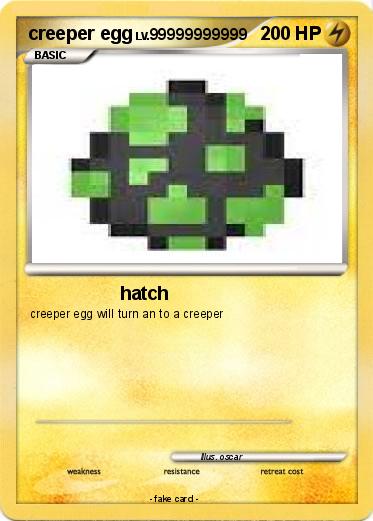 Pokemon creeper egg