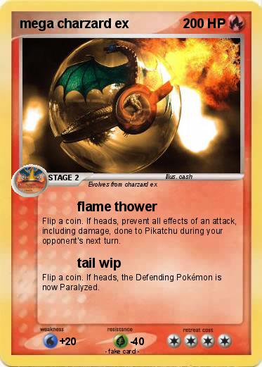 Pokemon mega charzard ex