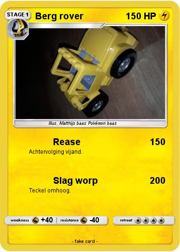 Pokemon Berg rover
