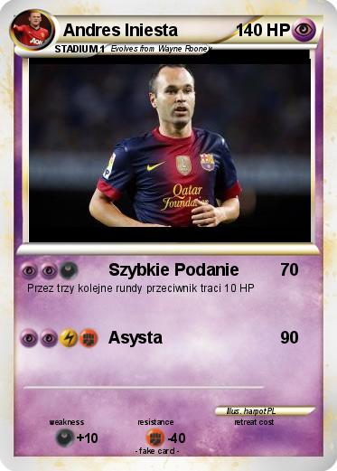 Pokemon Andres Iniesta