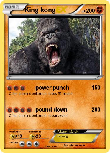 Pokemon King kong
