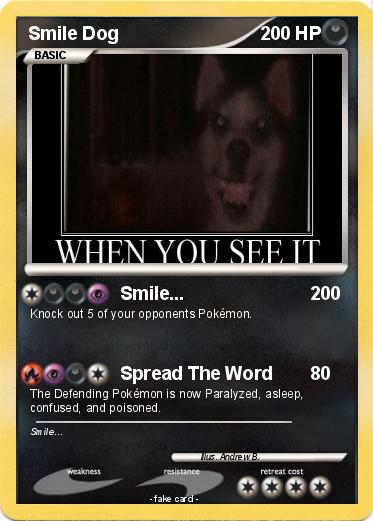 Pokemon Smile Dog