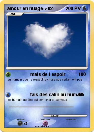 Pokemon amour en nuage