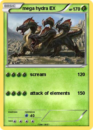 Pokemon mega hydra EX