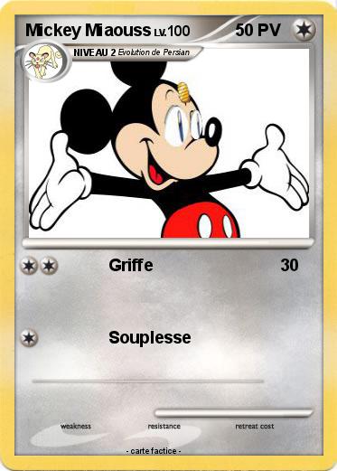 Pokemon Mickey Miaouss