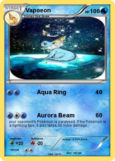 Pokemon Vapoeon