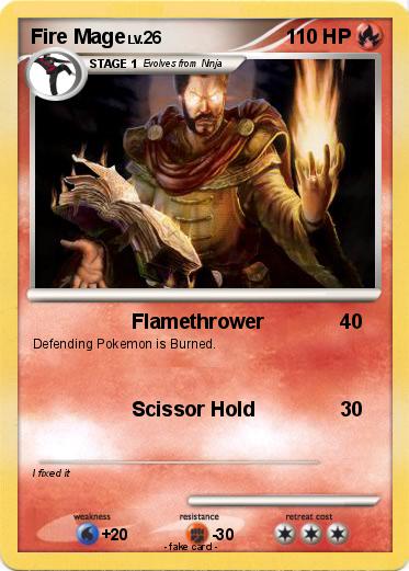Pokemon Fire Mage