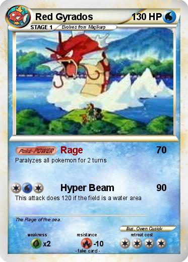 Pokemon Red Gyrados