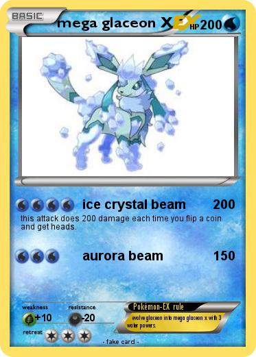 Pokemon mega glaceon X