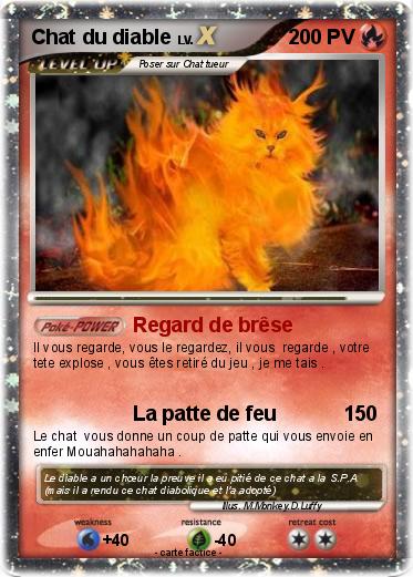 Pokemon Chat du diable