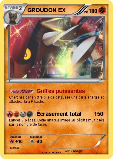 Pokemon GROUDON EX