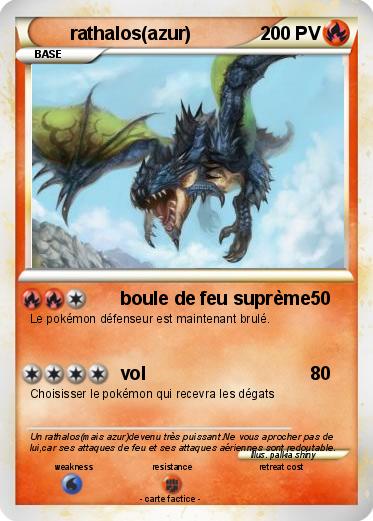Pokemon rathalos(azur)