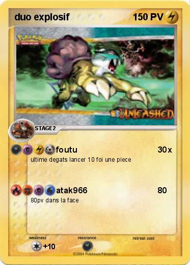 Pokemon duo explosif