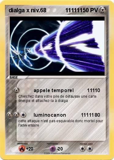 Pokemon dialga x niv.68            11111