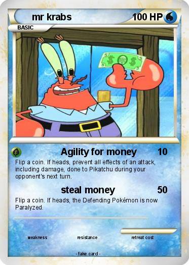 Pokemon mr krabs
