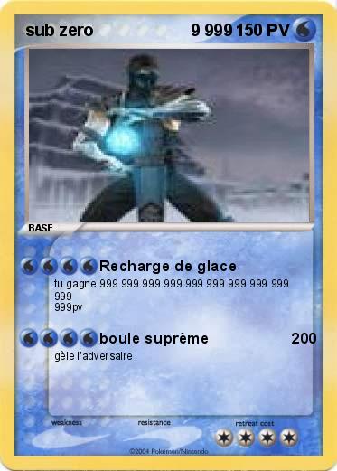 Pokemon sub zero                     9 999                     