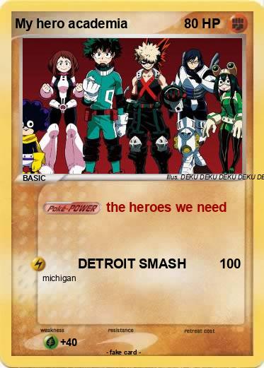 Pokemon My hero academia