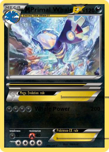Pokemon Primal Whale
