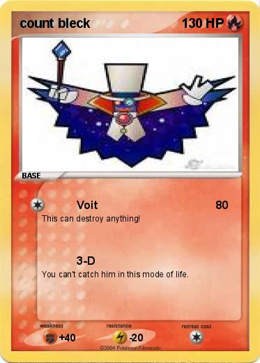 Pokemon count bleck