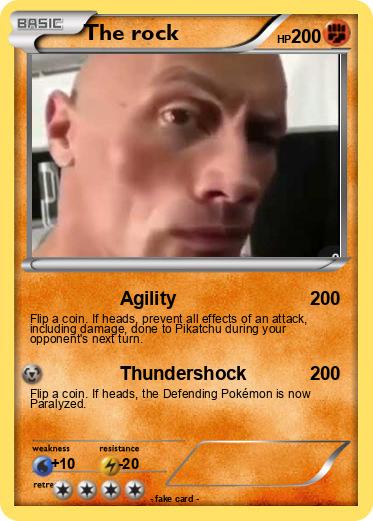 Pokemon The rock