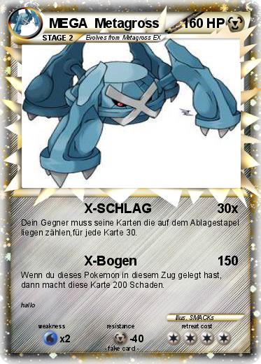 Pokemon MEGA  Metagross