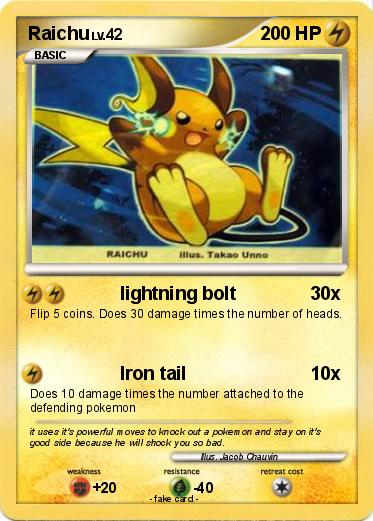 Pokemon Raichu
