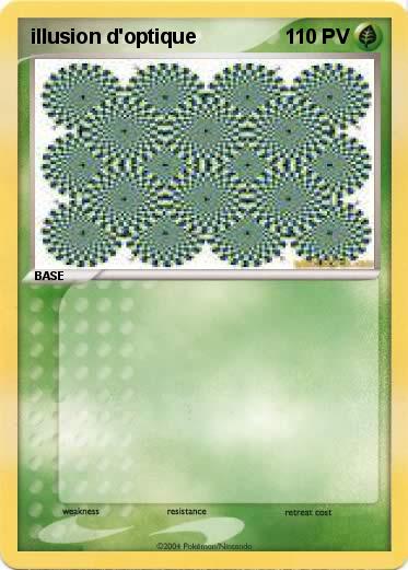 Pokemon illusion d'optique