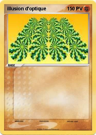 Pokemon illusion d'optique