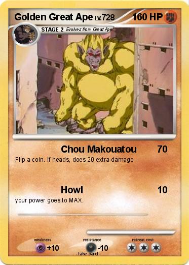 Pokemon Golden Great Ape