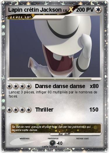 Pokemon Lapin crétin Jackson