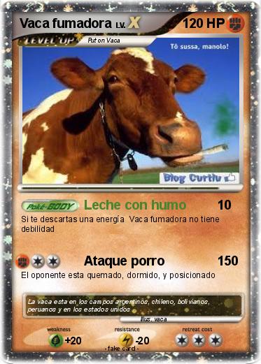 Pokemon Vaca fumadora