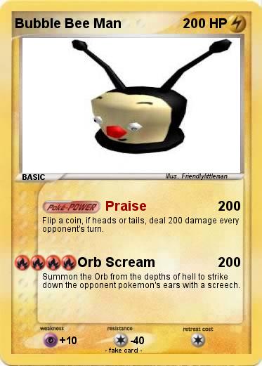 Pokemon Bubble Bee Man