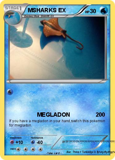 Pokemon MSHARKS EX