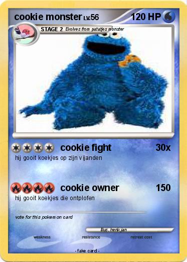 Pokemon cookie monster