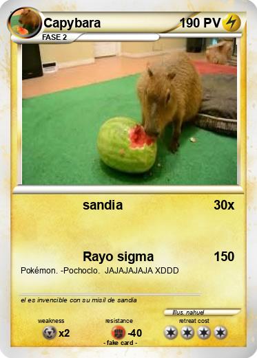 Pokemon Capybara