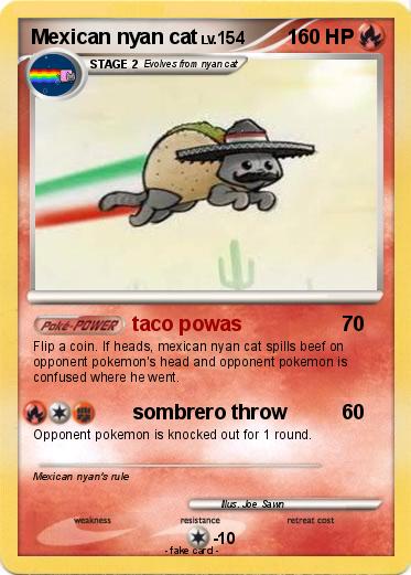 Pokemon Mexican nyan cat