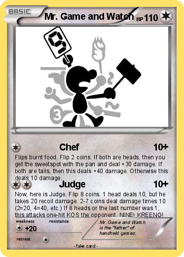 Pokemon Mr. Game and Watch