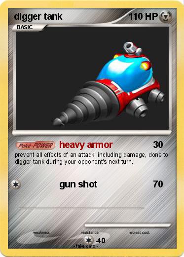 Pokemon digger tank