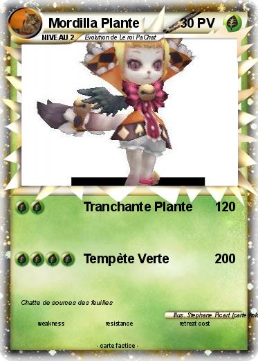 Pokemon Mordilla Plante