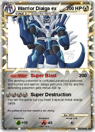 Pokemon Warrior Dialga ex